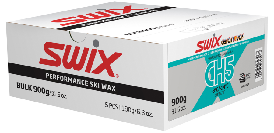 CH5X Turquoise, Swix Ski Wax,  900g, -8°C to -14°C | 7°F to 18°F