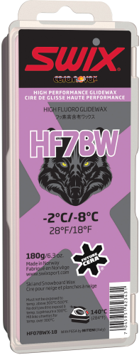Swix HF07BWX-4 Black Wolf Ski Wax, 180g