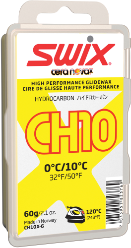 Swix CH10X Yellow Ski Wax, 60g