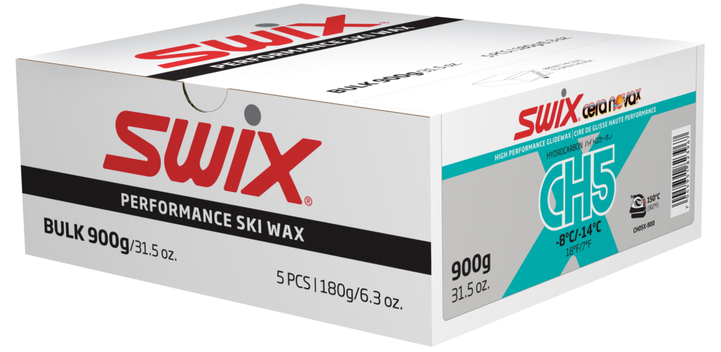 Swix CH5X Turquoise Ski Wax - Race Room Skis