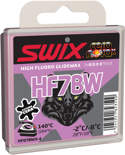 Swix HF07BWX-4 Black Wolf Ski Wax, 40g