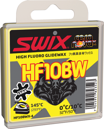 Swix HF10BWX Black Wolf Ski Wax, 40g, HF10BWX-4