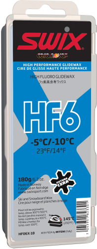 Swix HF6X Blue Ski Wax, 180g, HF06X-180