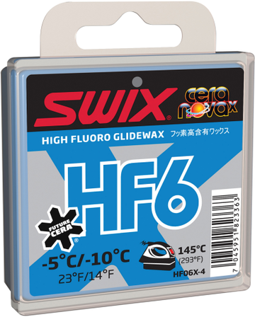 Swix HF6X Blue Ski Wax, 40g, HF06X-4