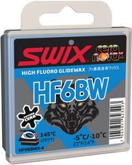 SWIX HF6 HF4 ワックス Swix HF6 Cera Nova High Performance Glide Wax, Blue, 40gm