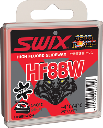 Swix HF8BWX Black Wolf Ski Wax, 40g, HF08BWX-4