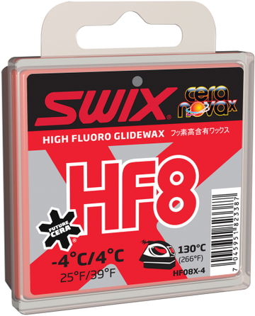 Swix HF8X Red Ski Wax, 40g, HF08X-4