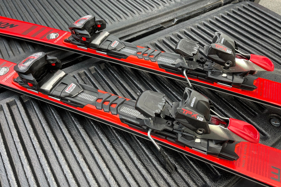 Nordica Dobermann Spitfire Pro Skis with Marker TPX 12 Bindings - Demo Ski