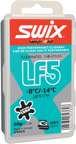 Swix LF5X Turquoise, 60g -8°C to -14°C (7°F to 18°F)