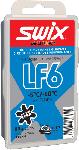 Swix LF6X Blue Ski Wax - Race Room Skis Swix LF6X Blue Ski Wax - Race Room Skis