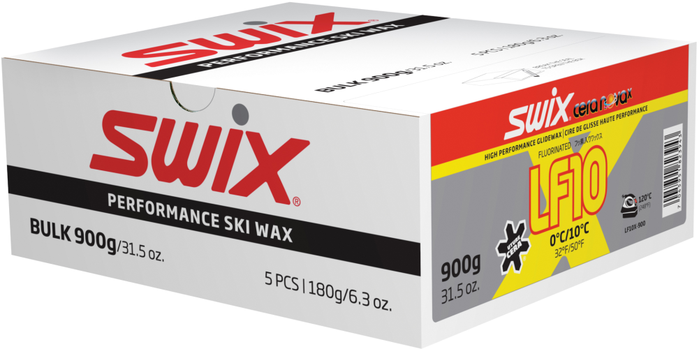 Swix LF10X Yellow Ski Wax - Race Room Skis
