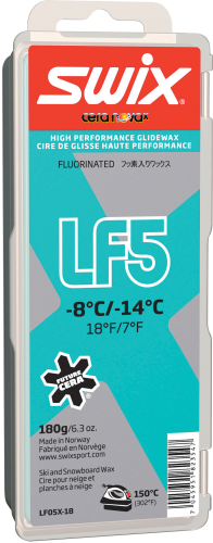 Swix LF5X Turquoise, 180g -8°C to -14°C (7°F to 18°F)