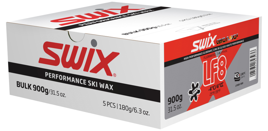 Swix LF8X Red Ski Wax, 900g
