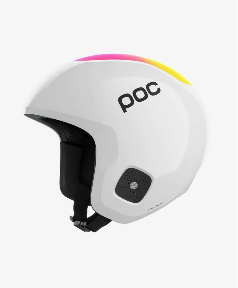 POC Skull Dura Jr. | Junior Race Helmet  - Pink and Yellow