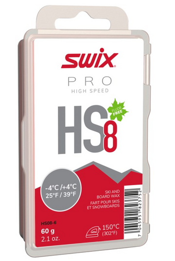 Swix HS8 Red Ski Wax - 60g