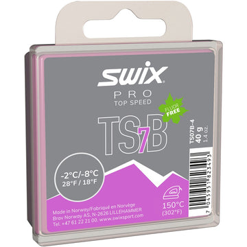 Swix TS7 Black Ski Wax | Top Speed 7 Black